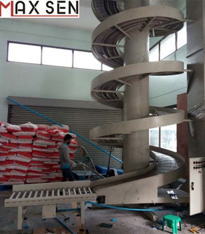 廣州滿鑫機械定制鏈板式螺旋輸送升降機